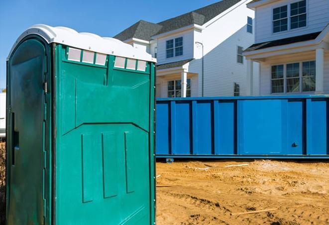 porta potties offer a necessary practicality to any work site